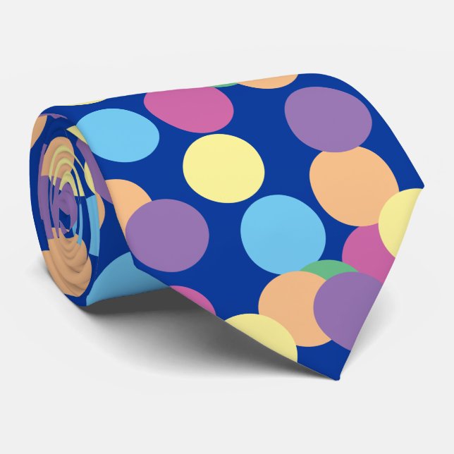 Rosa Gult Orange Grönt  Blue Lila Polka-Dots Slips (Rullad)