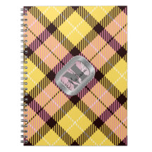 Rosa Gult Play Tartan Metallic Steel Monogram