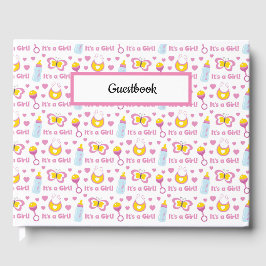 ROSA GULT VIT DESS POSTER I BABY GÄSTBÖCKER
