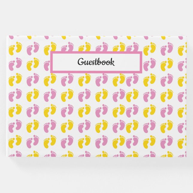 ROSA GULT VITE FLICKA FEET GÄSTBÖCKER (Framsida)