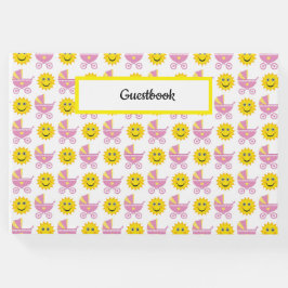 ROSA GULT WHITE CUTE FLICKA ITET GÄSTBÖCKER