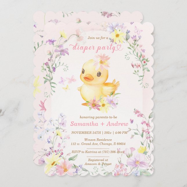 Rosa GUMMIAND Diaperfest Mall Template (Fram/baksida)