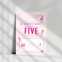 Rosa Gymnastics Födelsedagsfest