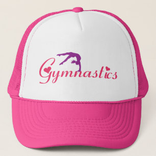 Rosa gymnastikhatt keps
