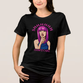 Rosa HADE Popart Girl aktar inte T Shirt