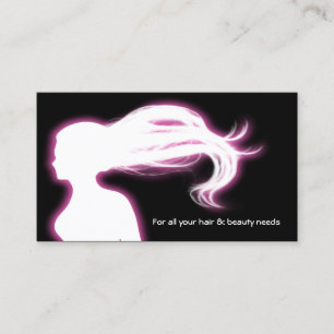 rosa Hair Salon-visitkort Visitkort