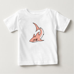 rosa hajvecka serieteckning tatuering konst hav dj t shirt
