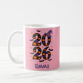 Rosa Halloween 2026 Pumpa Häxa Hatt Kuslig Kaffemugg