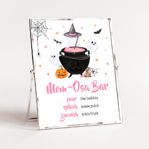 Rosa Halloween Baby andas Mamma Osa Pub Poster