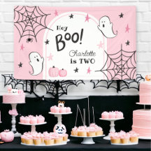 Rosa Halloween Birthday Cute Ghost Hej Boo