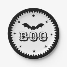 Rosa Halloween, Boo! Papper plåt