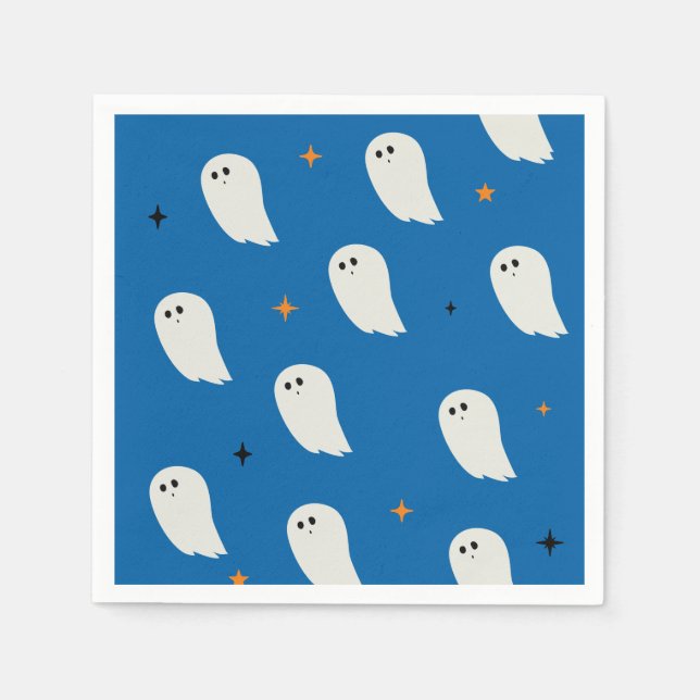 Rosa Halloween, Ghost Pappersservett (Framsidan)