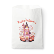 Rosa Halloween Haunted Castle Favor Bag