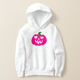 rosa halloween hjärta pumpa jack-o-lantern t shirt