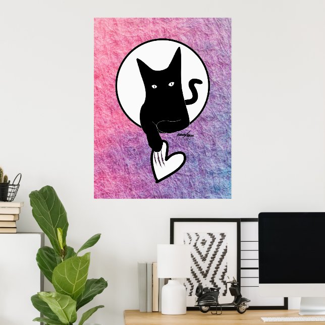 Rosa Halloween Poster av Poet Adiela Akoo (Hemmakontoret)