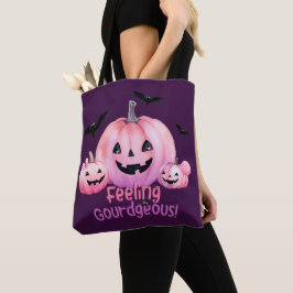 Rosa Halloween Tygkasse