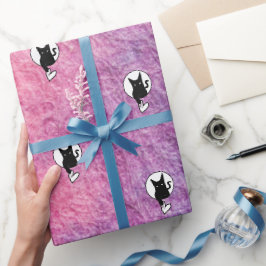 Rosa Halloween Wrapping Papper av Poet Adiela Akoo Presentpapper