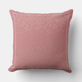 Rosa halvtonsmönster kudde