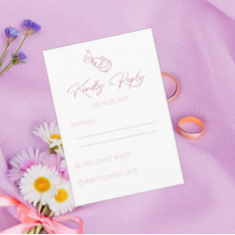  Rosa Hand plockade OSA Bröllop Tilläggskort