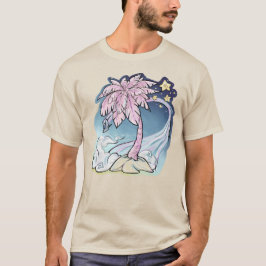 Rosa Handflatan & Blue Bird Manar, schaktfartyg T Shirt