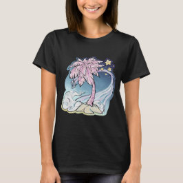 Rosa Handflatan & Blue Bird Women's T-Shirt