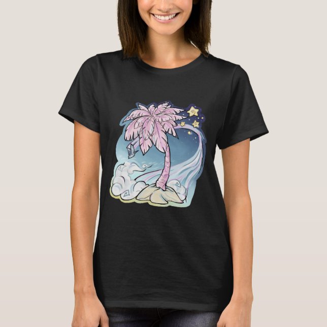 Rosa Handflatan & Blue Bird Women's T-Shirt (Framsida)