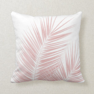 Rosa Handflatan Lämnar Dream Cali Summer Vibes # Kudde