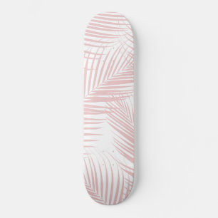 Rosa Handflatan Lämnar Dream Cali Summer Vibes # Mini Skateboard Bräda 18,5 Cm