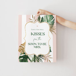 Rosa handflatan strand hur många kyssar möhippa sp poster