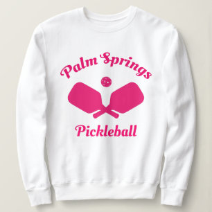 Rosa Handflatan Vår Pickleball Sweatshirt T Shirt