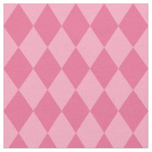 Rosa Harlequindiamantmönster Tyg