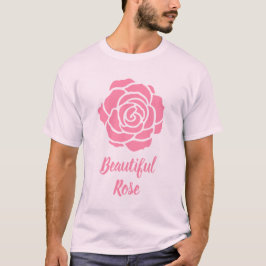 Rosa härlig rosa T-tröja T-shirt
