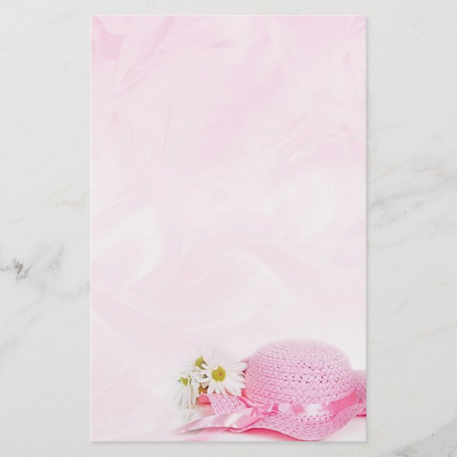 Rosa Hat Brevpapper (Framsida)