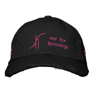 Rosa Hat Broderad Keps