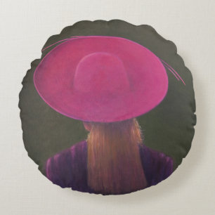 Rosa hatt 2014 rund kudde
