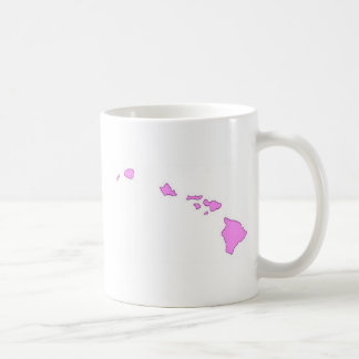 rosa hawaiansk ö kaffemugg