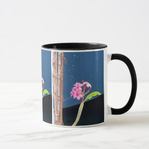 Rosa Hawaii Plumeria Flower Mugg