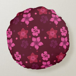 Rosa Hawaiian Print Dekorativ kudde