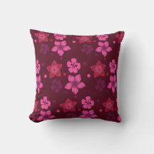 Rosa Hawaiian Print Dekorativ kudde