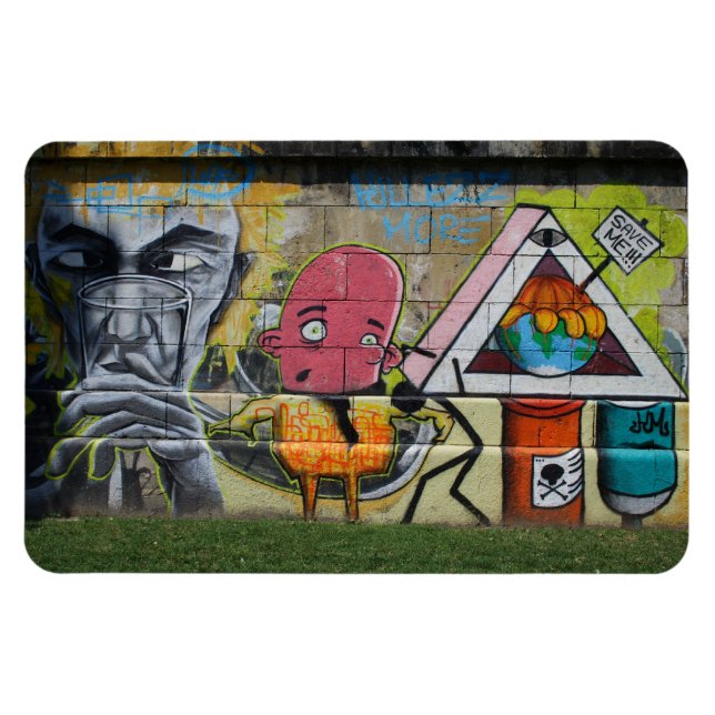 Rosa Head Magnet (Horisontell)