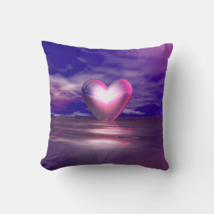 Rosa Heart Afloat Kudde