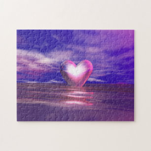 Rosa Heart Afloat Pussel