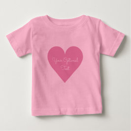 Rosa Heart anpassningsbar text shirts & jacka Tee Shirt