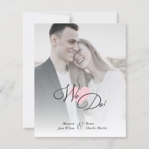 Rosa Heart Classic 2 Foton Bröllop