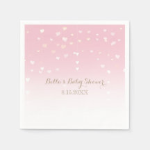 Rosa Heart Confetti Baby Shower