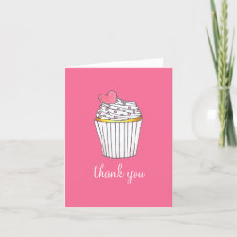 Rosa Heart Cupaka Möhippa Baby Shower Bröllop Tack Kort