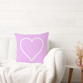 Rosa Heart Cushion Kudde