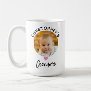 Rosa Heart Cute Grandma Kaffemugg