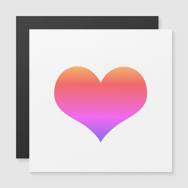 Rosa Heart Cute Valentine Day White Anpassningsbar (Fram/baksida)