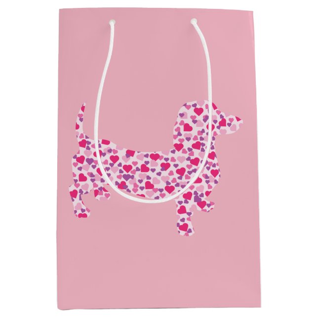 Rosa Heart Dachshund (Framsidan)